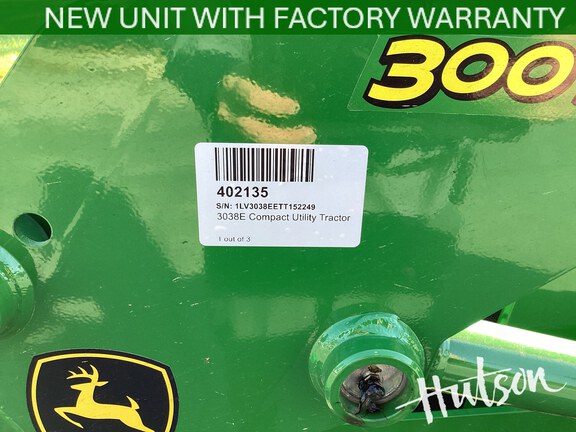 Photo of 2026 John Deere 3038E