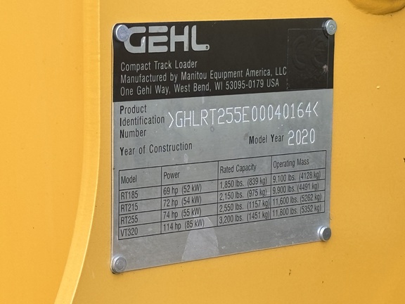 Used 2020 Gehl RT255 Compact Track Loaders at Horizon Ag & Turf in Vermilion, AB - Photo22