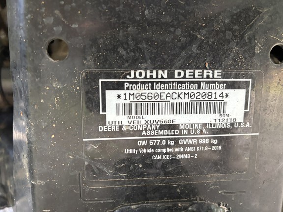 Used 2019 John Deere XUV 560E ATVs & Gators at Koenig Equipment in Germantown, OH - Photo16