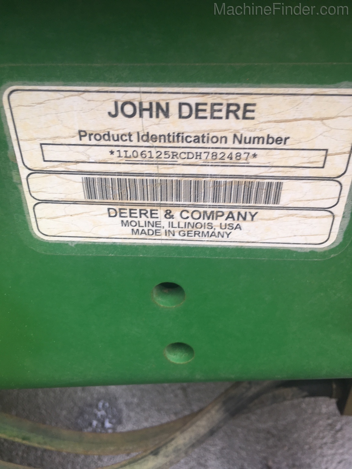 2014 John Deere 6125R Image 4