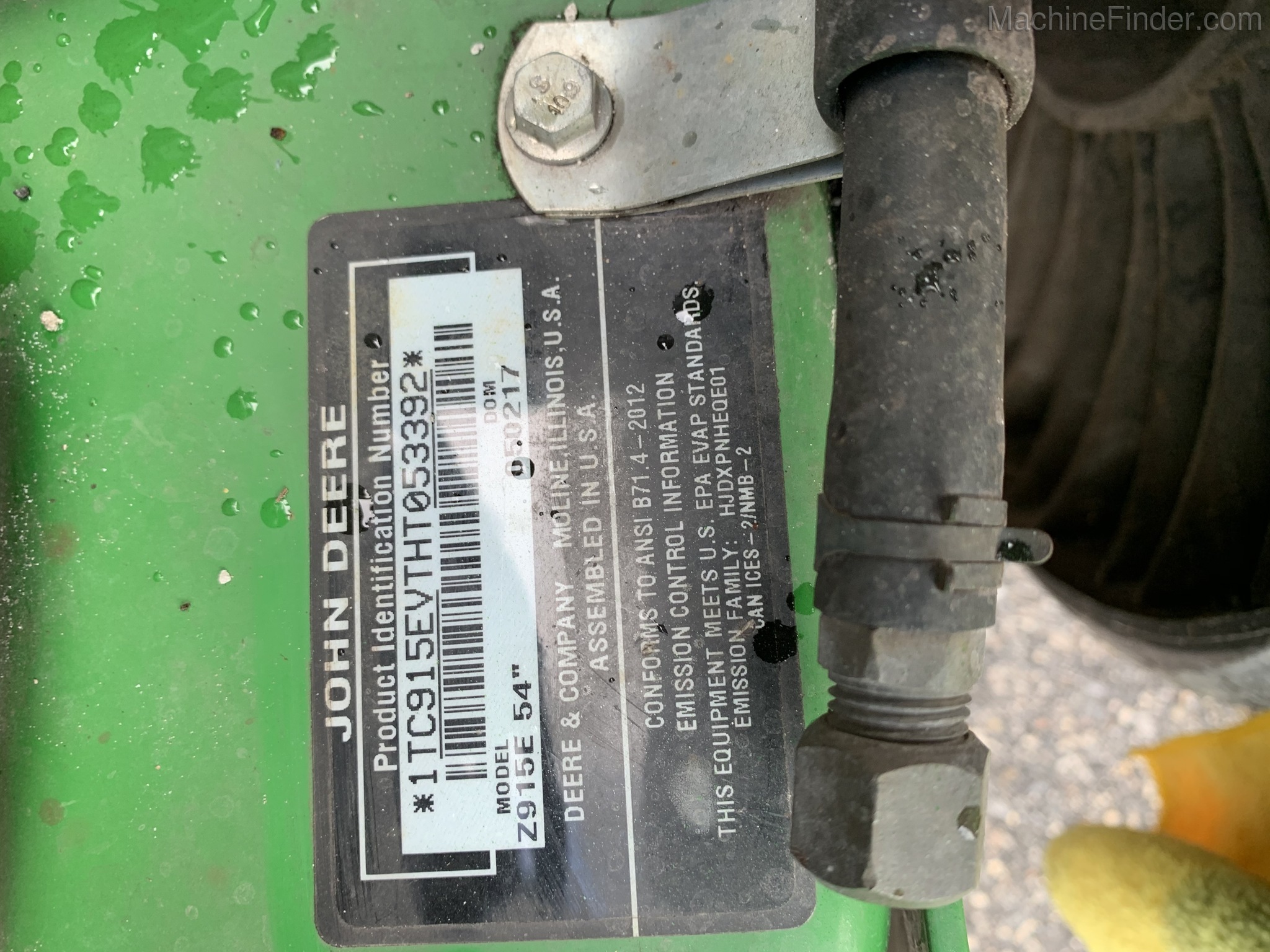 2017 John Deere z915E Image 7