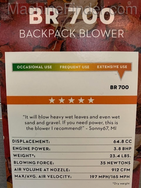 2020 Stihl BR700 Image 6