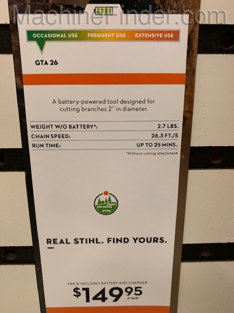 2020 Stihl GTA26 Image 2