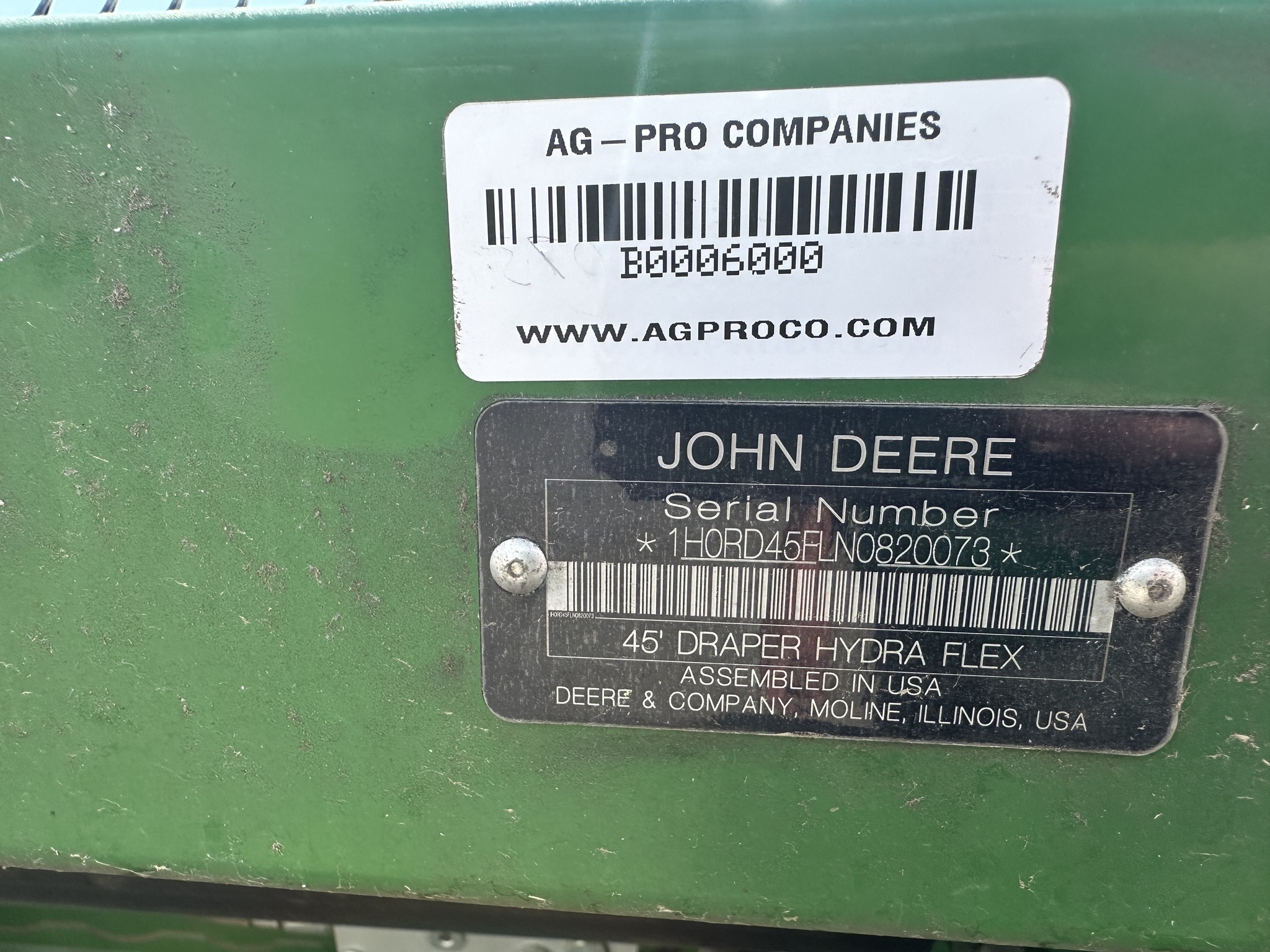 2022 John Deere RD45F Image 3