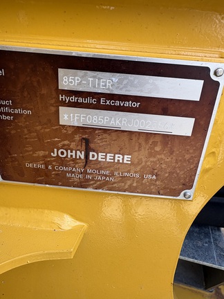 2025 John Deere 85 P-Tier