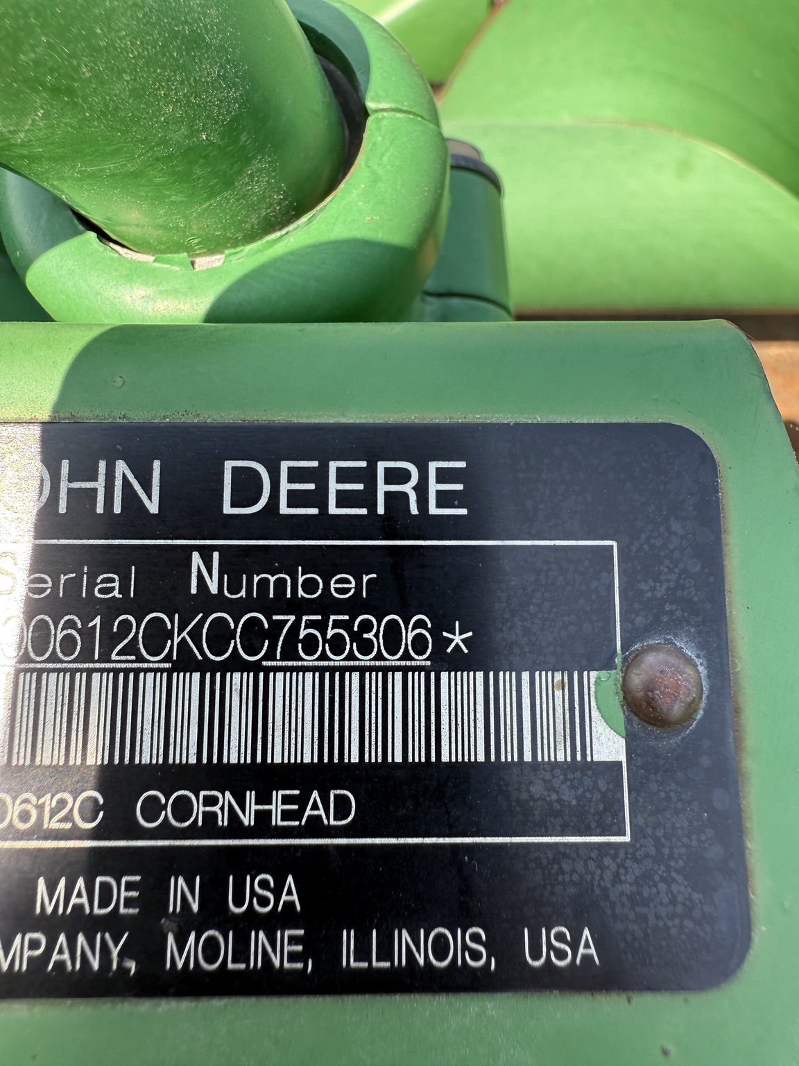 2013 John Deere 612C Image 2