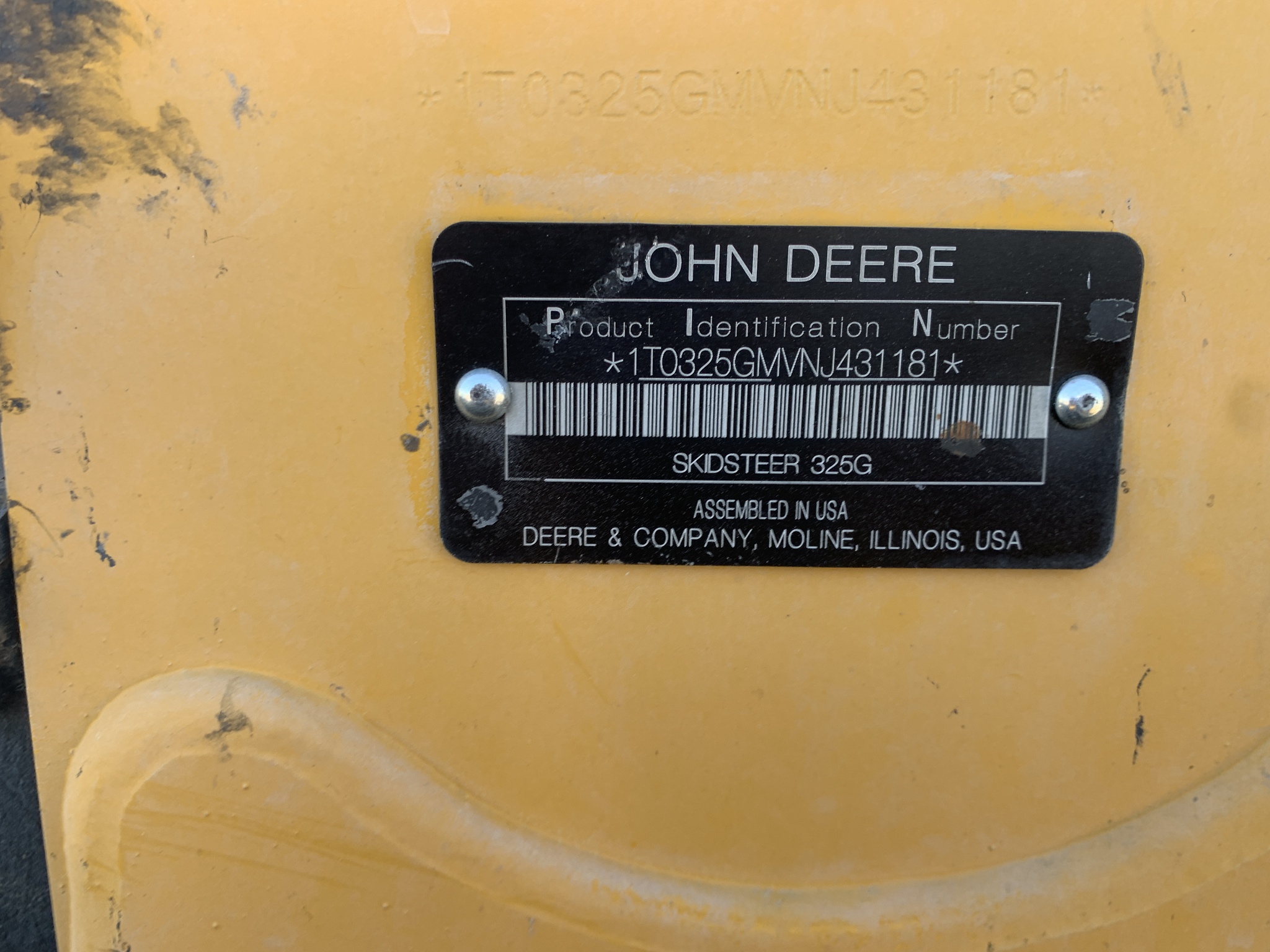 2022 John Deere 325G Image 9