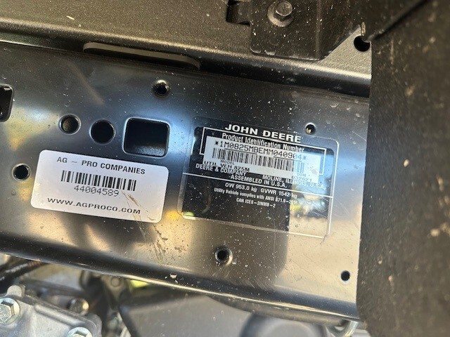 2021 John Deere GATOR, 825M S4 Image 6