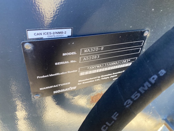 2022 Komatsu WA320