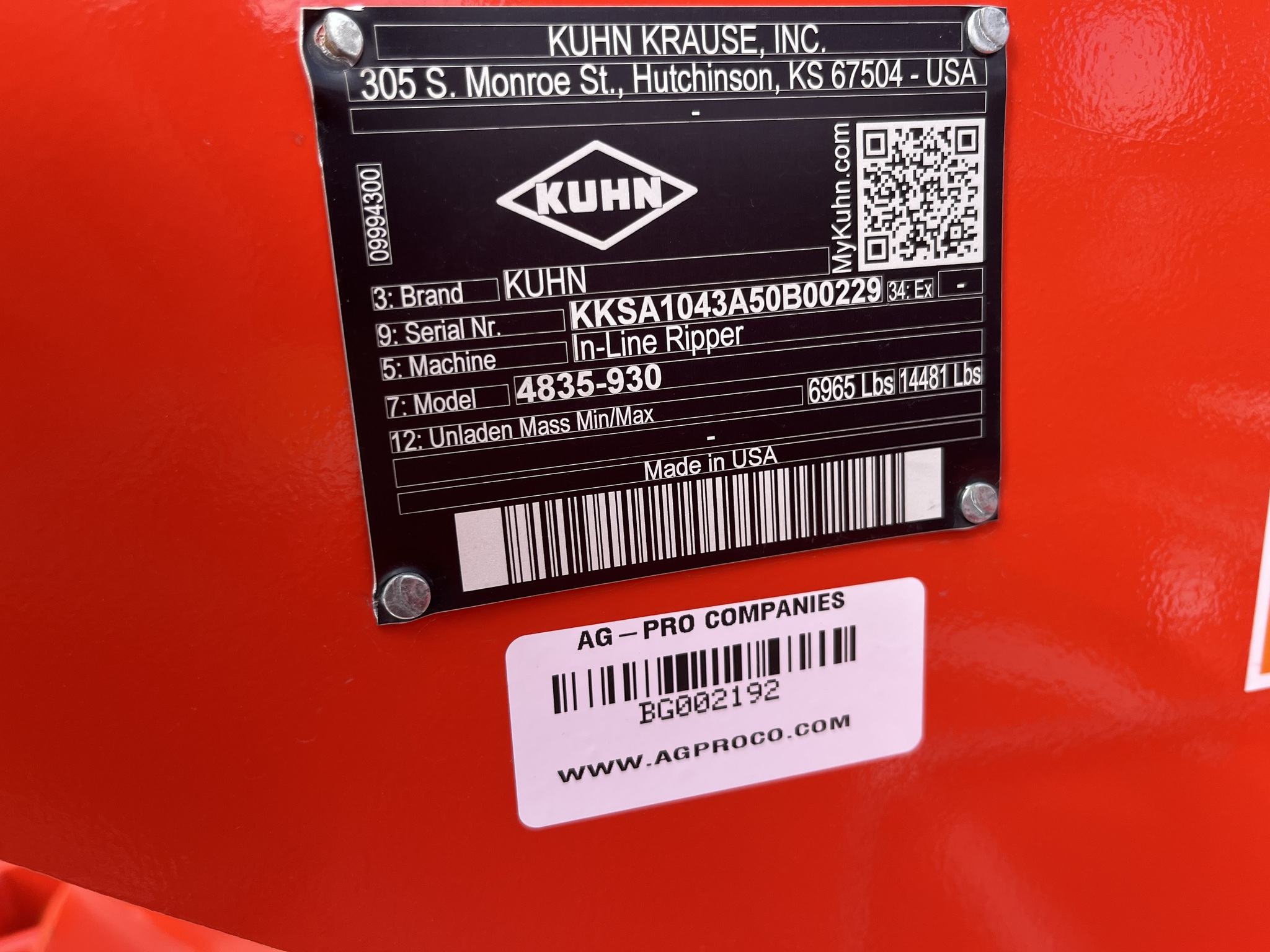 Kuhn 4835-930 Image 3