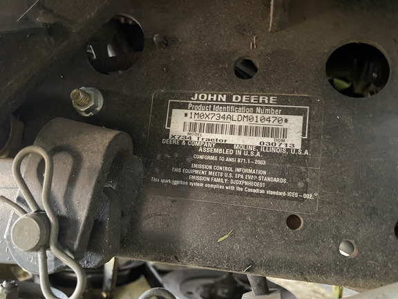 2013 John Deere X734 - Photo3