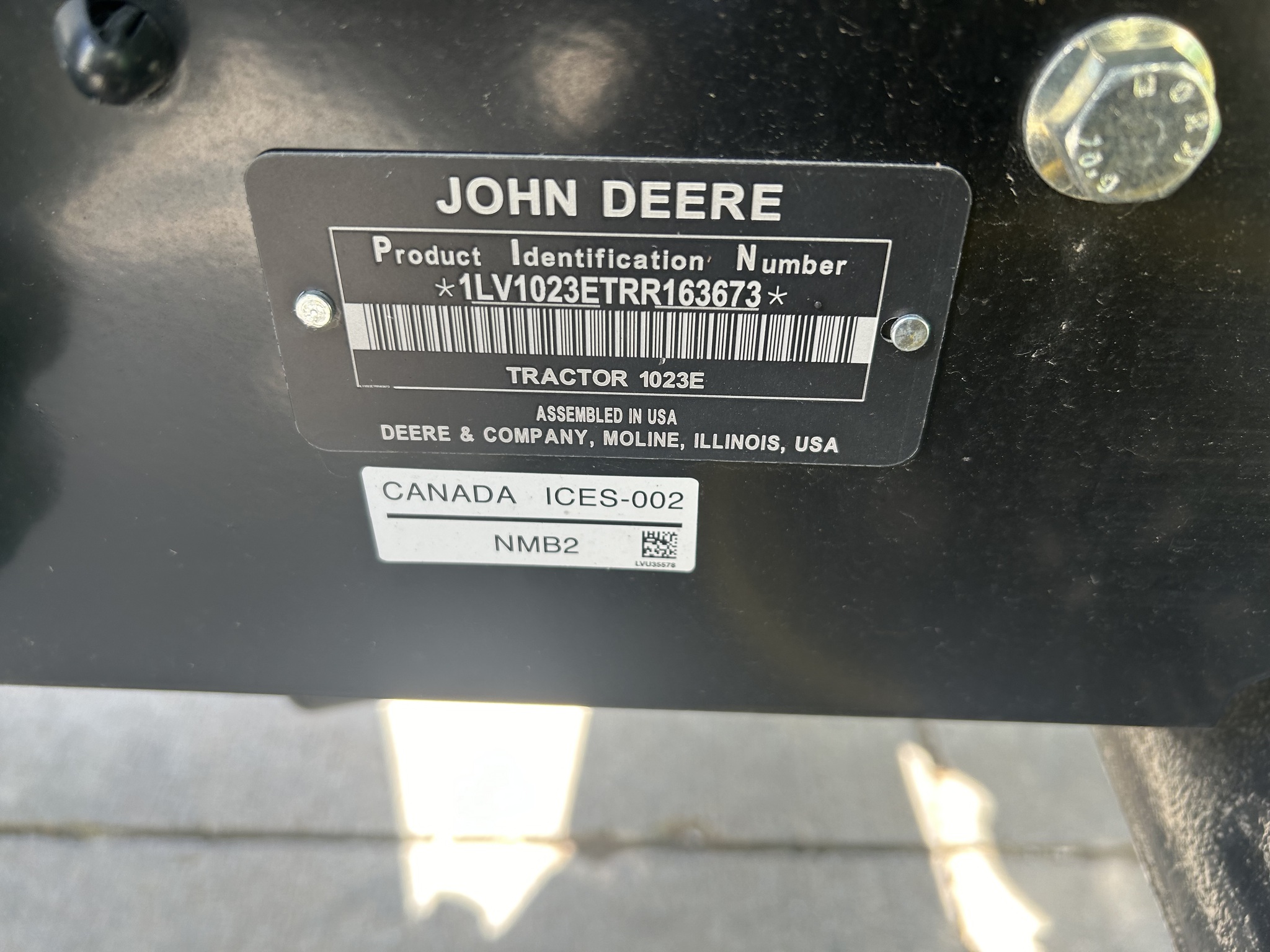  2024 John Deere 1023E at Heritage Tractor in Rogersville, MO