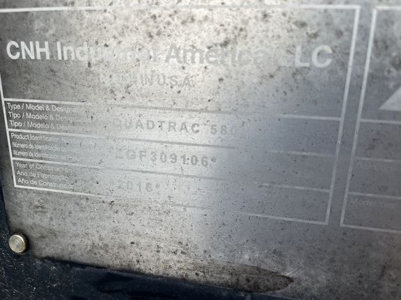 2016 Case Ih 580