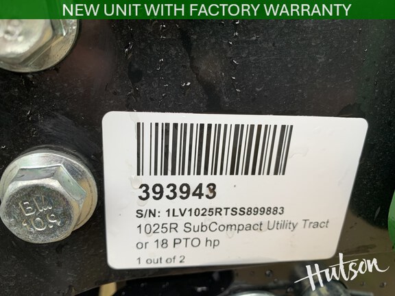 Photo of 2026 John Deere 1025R