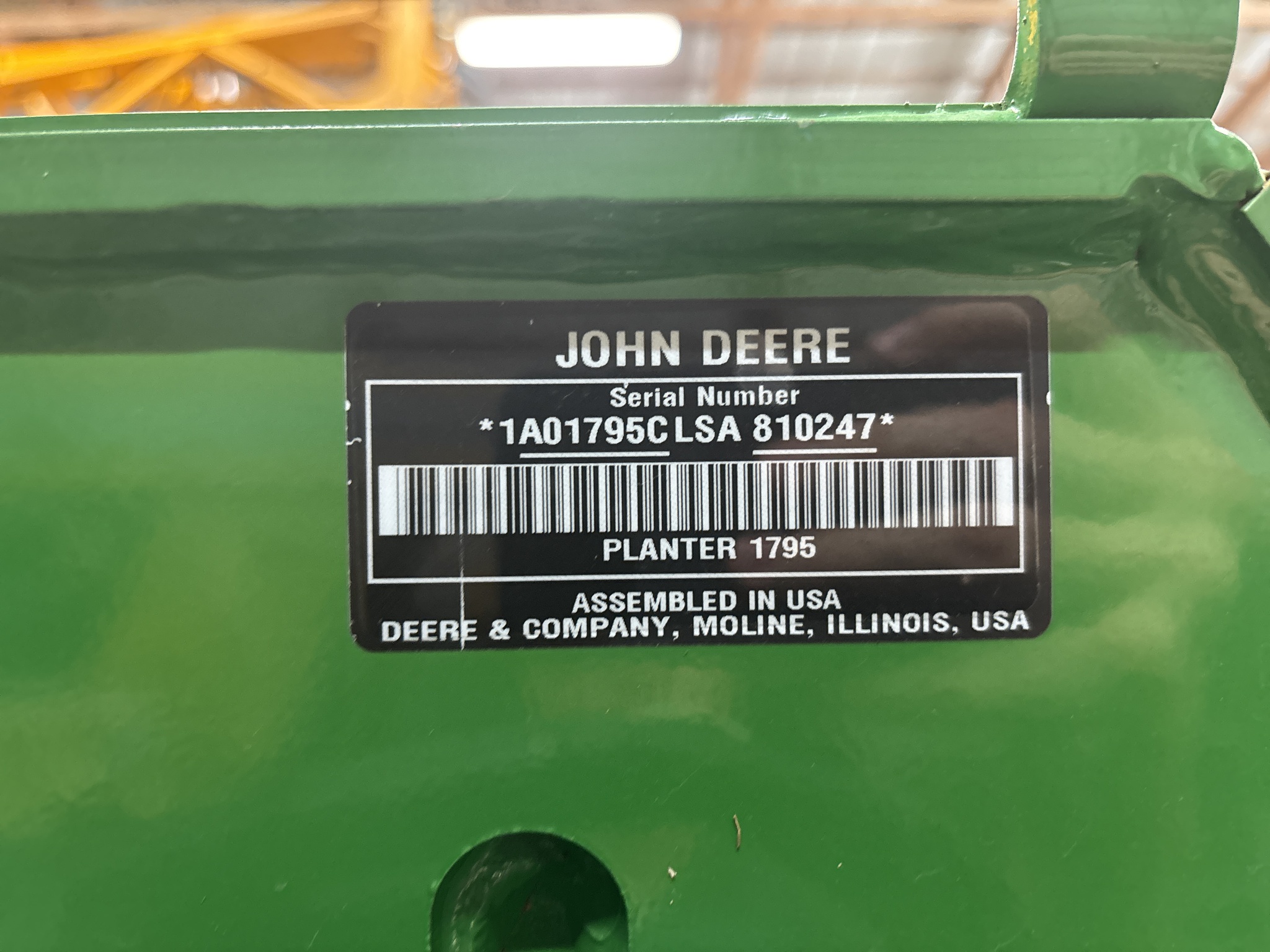 Used 2025 John Deere 1795 Planters: Drawn at Koenig Equipment in Franklin, IN - PhotoXL18