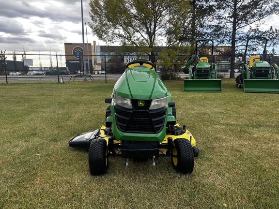 Used 2018 John Deere X384 Lawn & Garden Tractors at Horizon Ag & Turf in Edmonton West, AB - Photo2