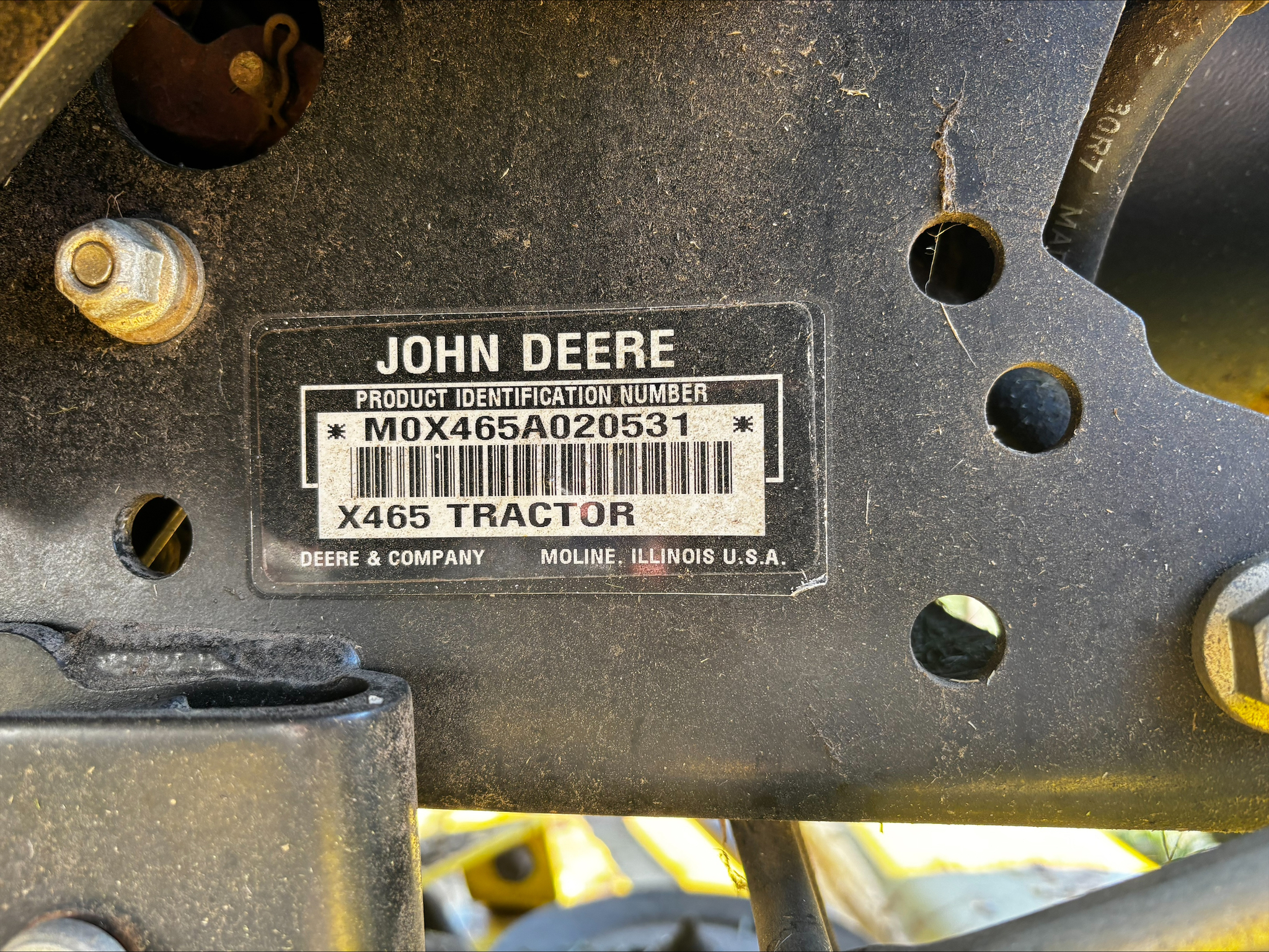 Used 2002 John Deere X465 Lawn & Garden Tractors at Koenig Equipment in Tipp City, OH - PhotoXL11