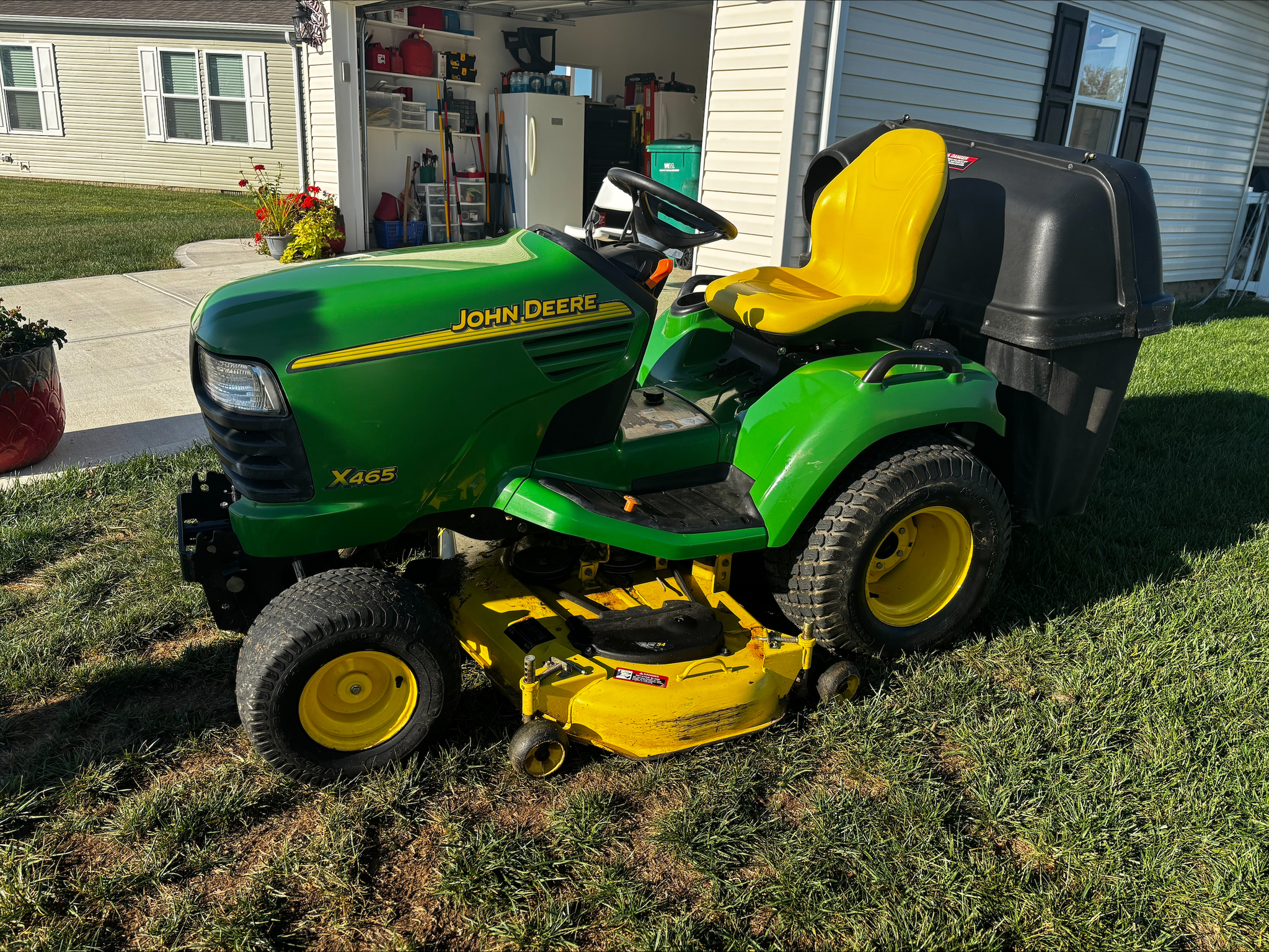 Used 2002 John Deere X465 Lawn & Garden Tractors at Koenig Equipment in Tipp City, OH - PhotoXL2