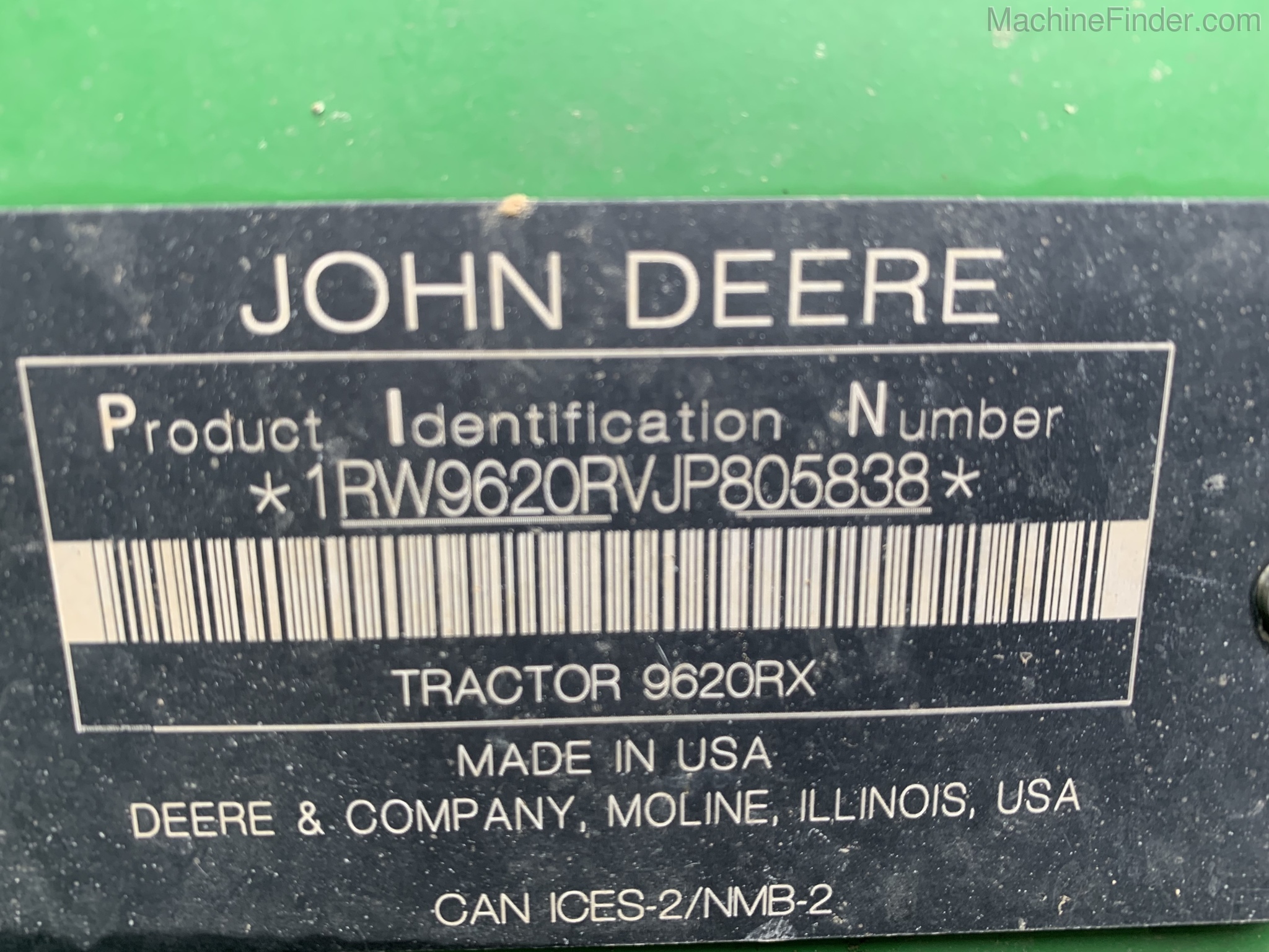 2018 John Deere 9620RX Image 5