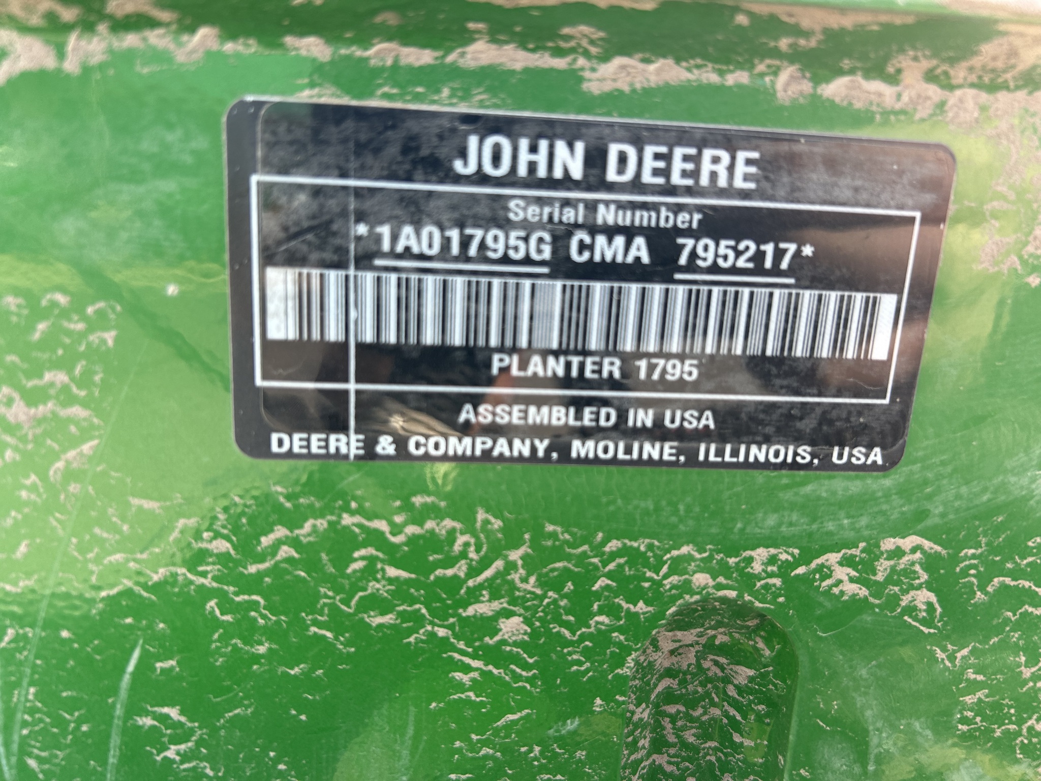  2022 John Deere 1795 at Heritage Tractor in Baldwin City, KS