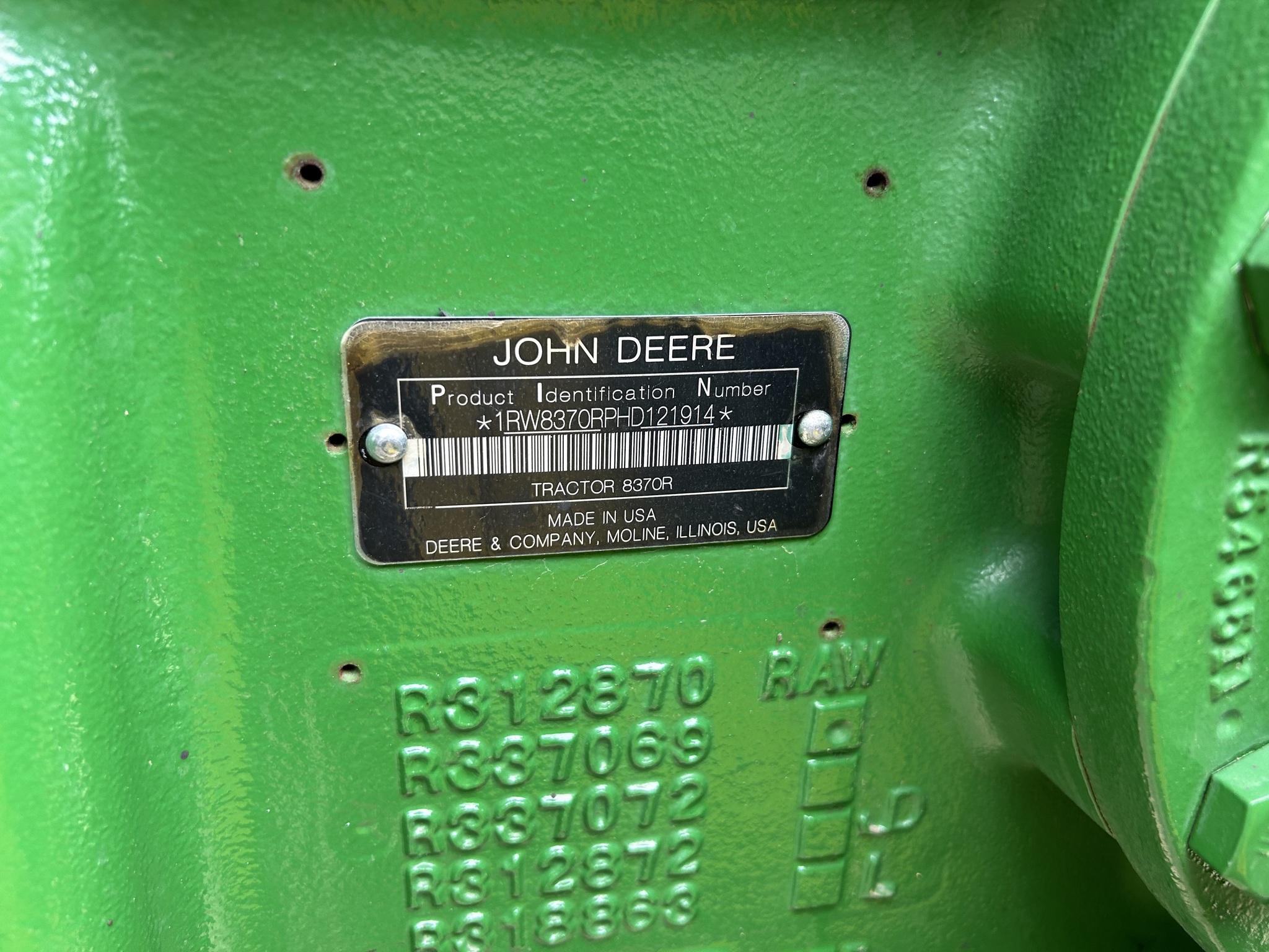 2017 John Deere 8370R Image 13