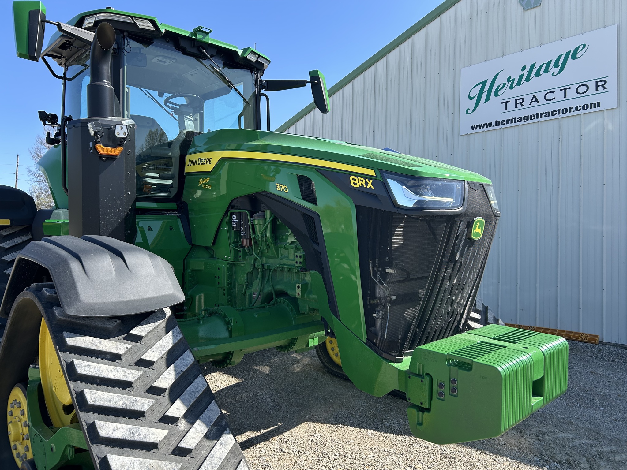  2023 John Deere 8RX 370 at Heritage Tractor in Topeka, KS