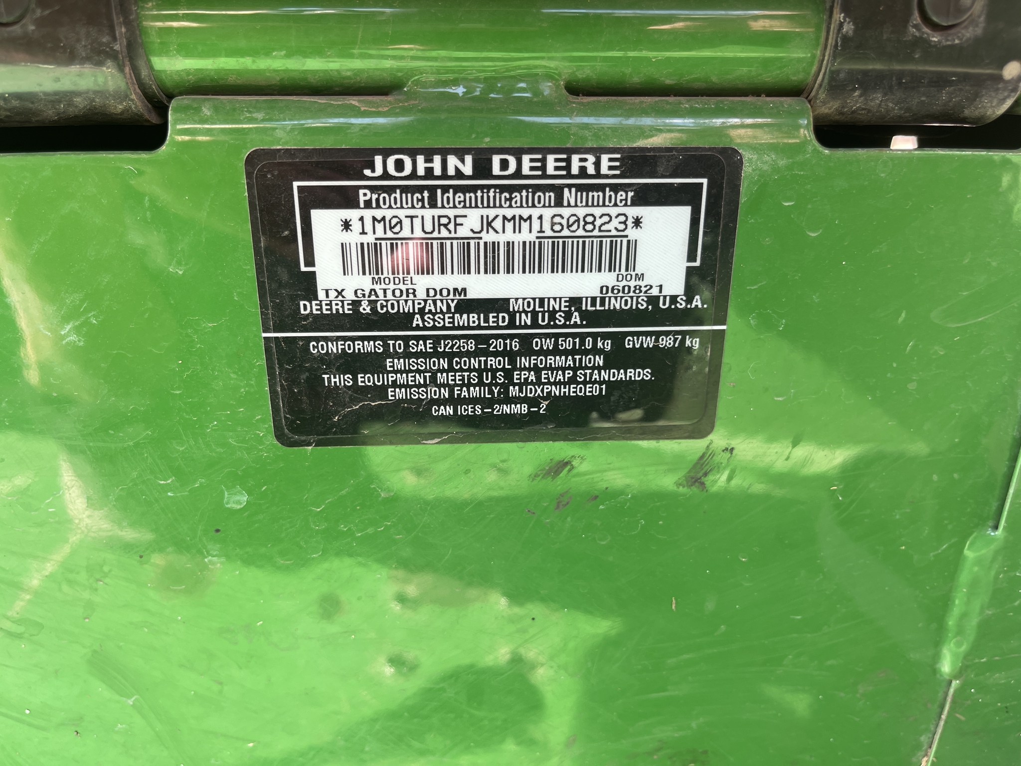 2021 John Deere Tx Turf Image 17