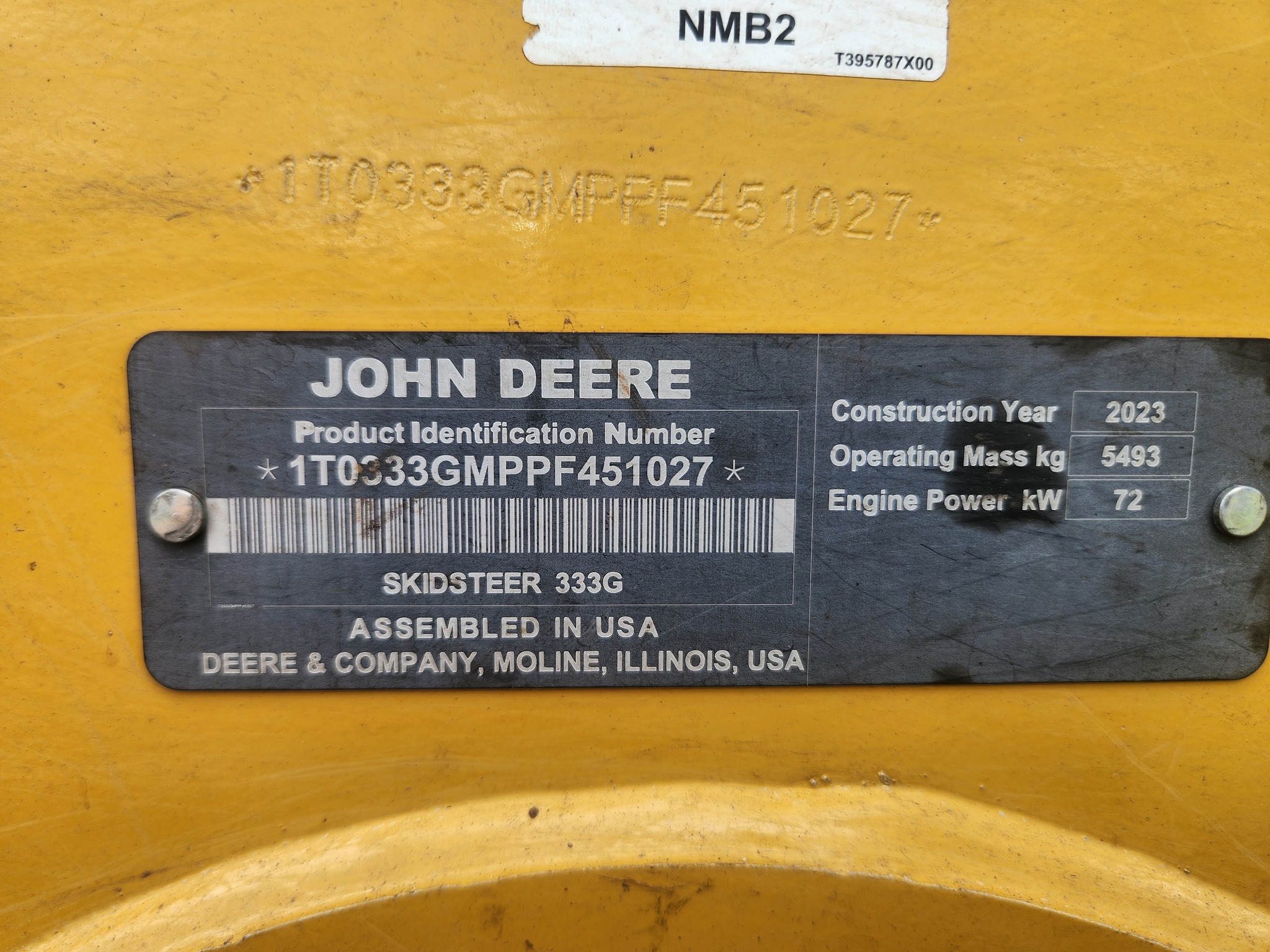 2023 John Deere 333G Image 22