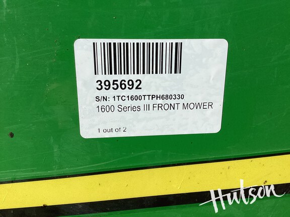 Photo of 2023 John Deere 1600 Series III