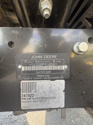 Photo of 2018 John Deere 1025R