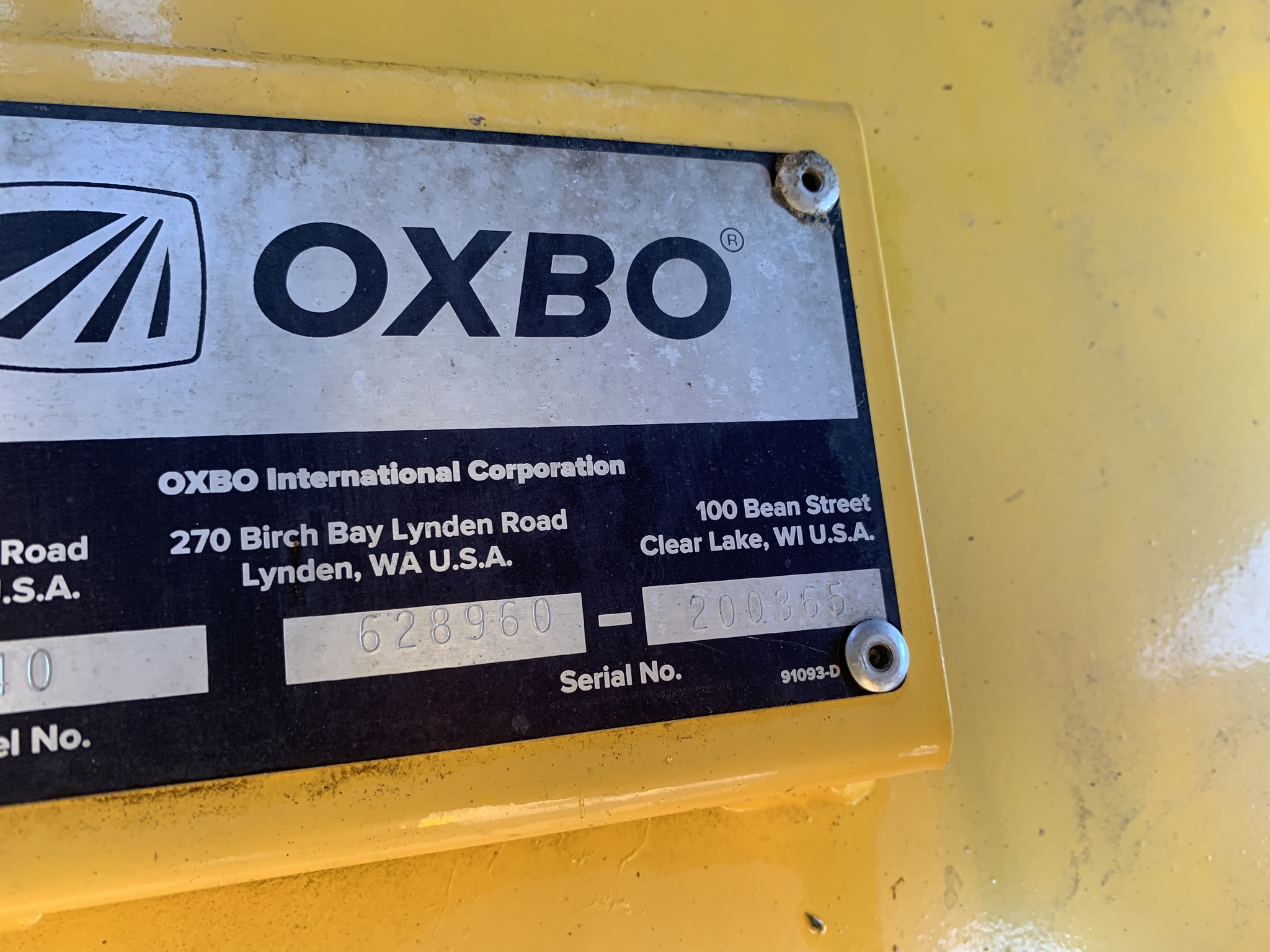 2021 Oxbo 2340 Image 9