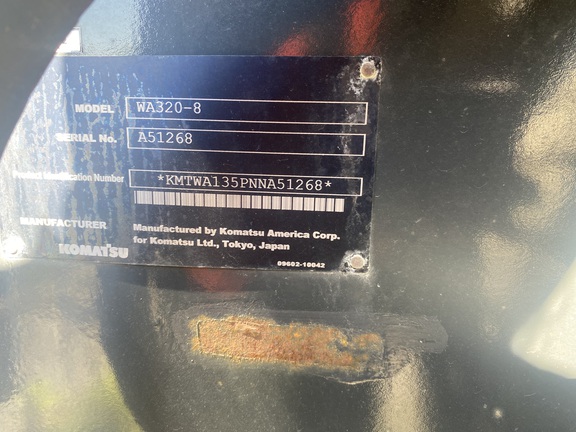 2022 Komatsu WA320