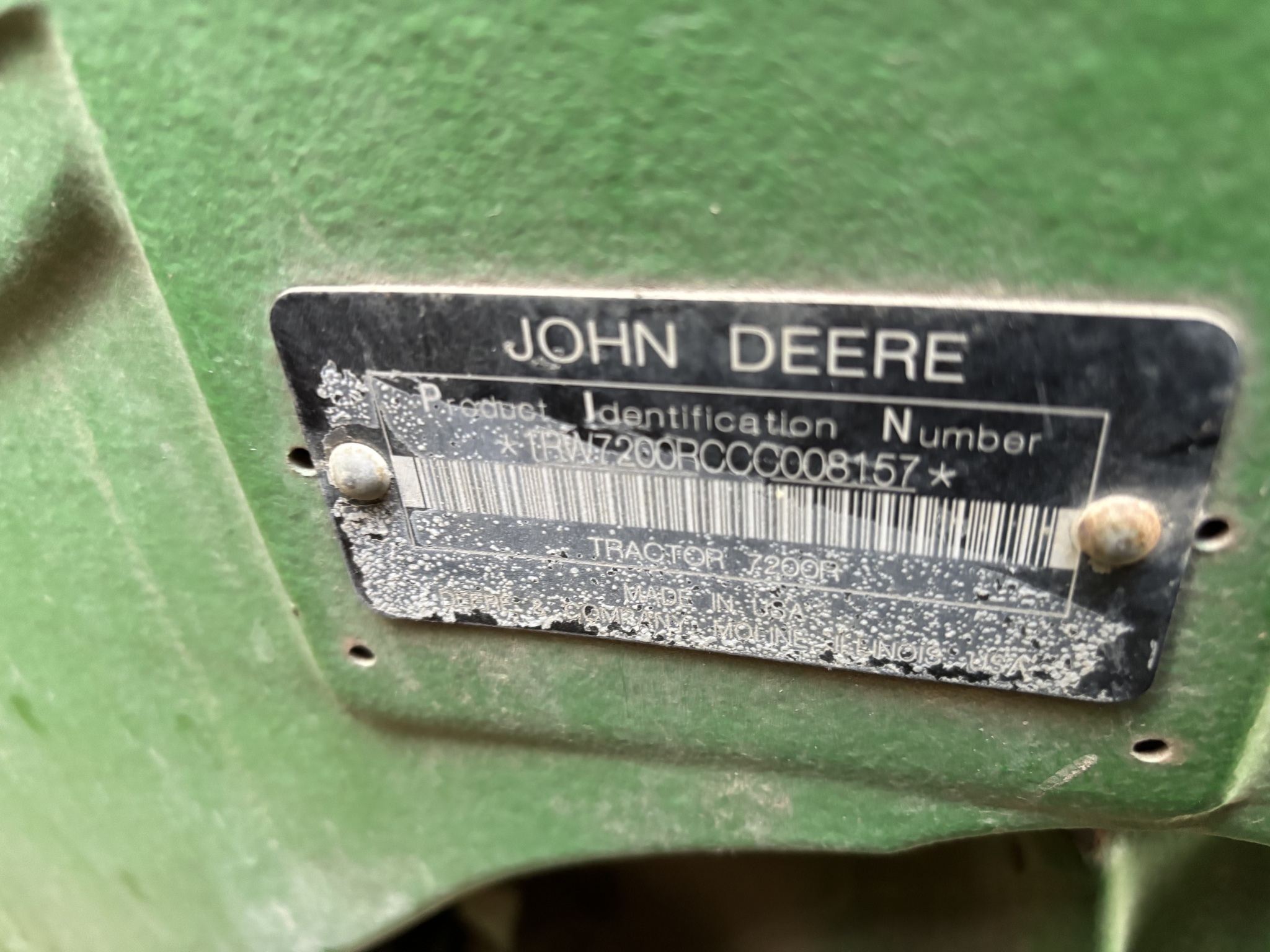  2012 John Deere 7200R at Heritage Tractor in Clinton, MO
