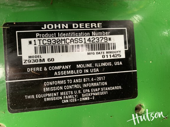 Photo of 2025 John Deere Z930M