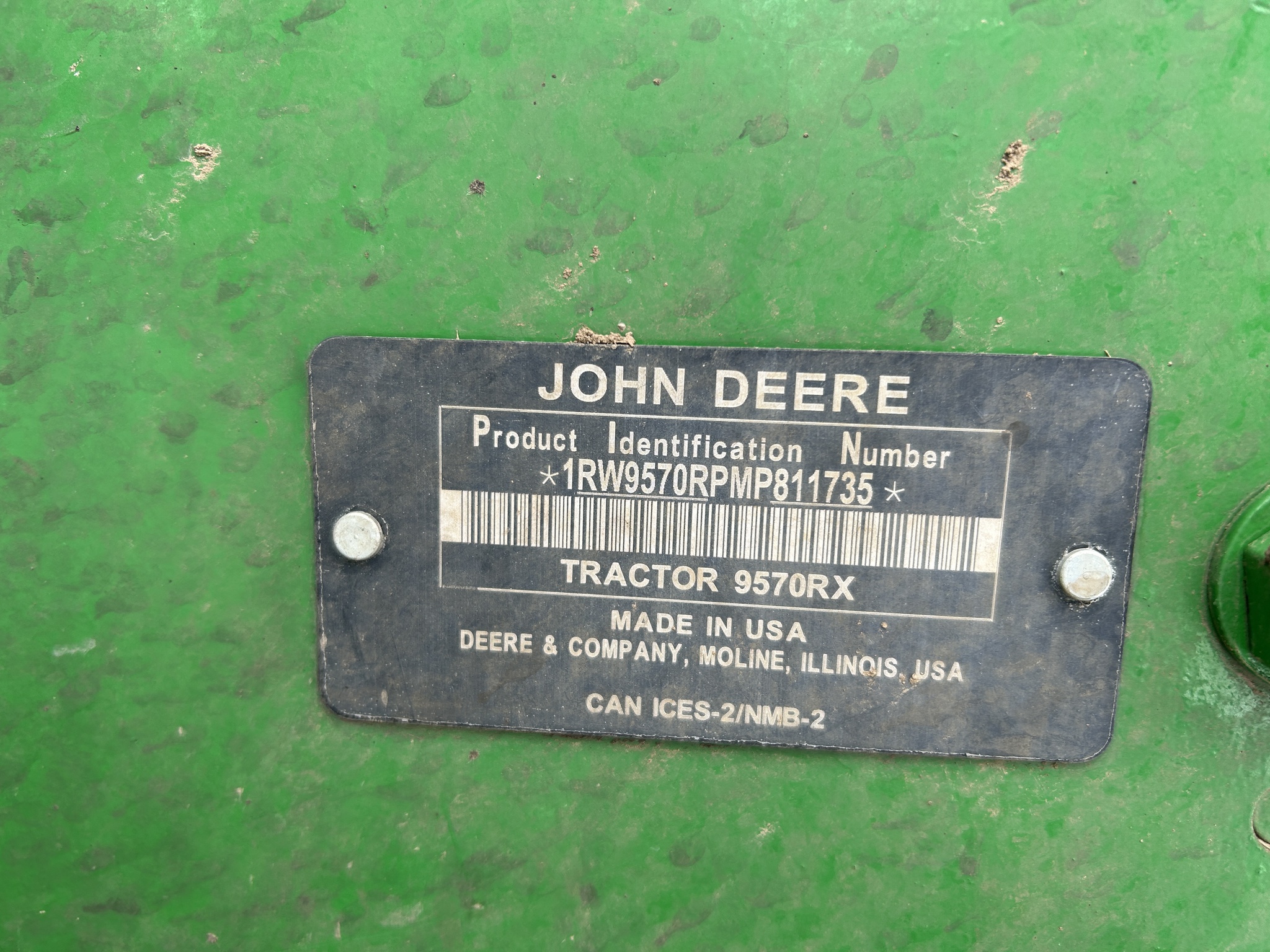 2021 John Deere 9570RX at Heritage Tractor in Roanoke, IL