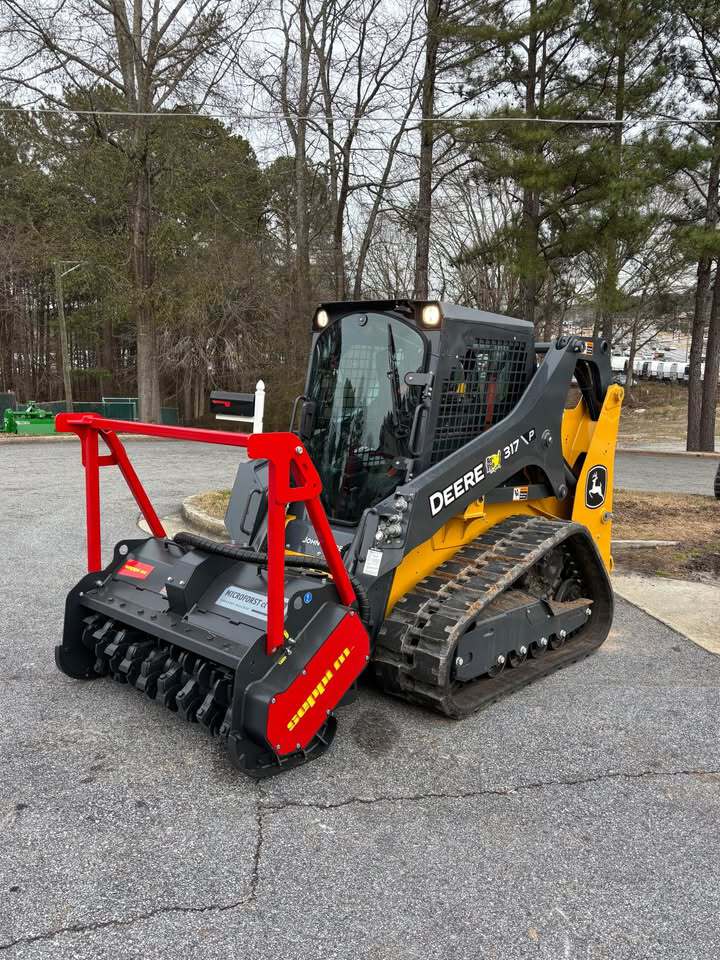 2025 John Deere 317 P equipped with a 49-inch SEPPI Forestry Mulcher Image 3