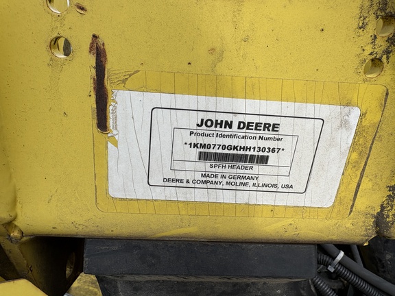 Used 2017 John Deere 770 Self Propelled Forage Harvester Heads: Rotary at Horizon Ag & Turf in Vermilion, AB - Photo9