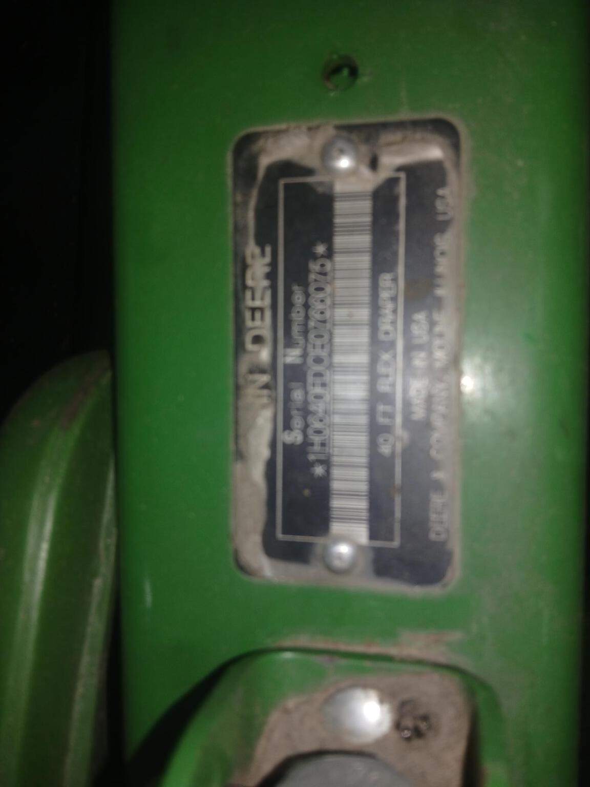 2014 John Deere 640FD Image 7