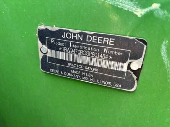 2016 John Deere 9470RX