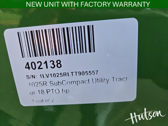 Photo of 2026 John Deere 1025R