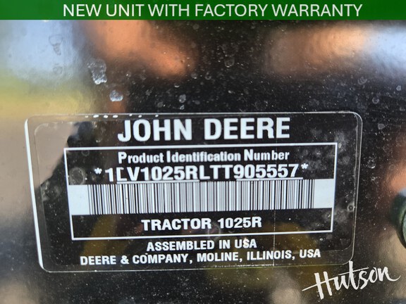 Photo of 2026 John Deere 1025R