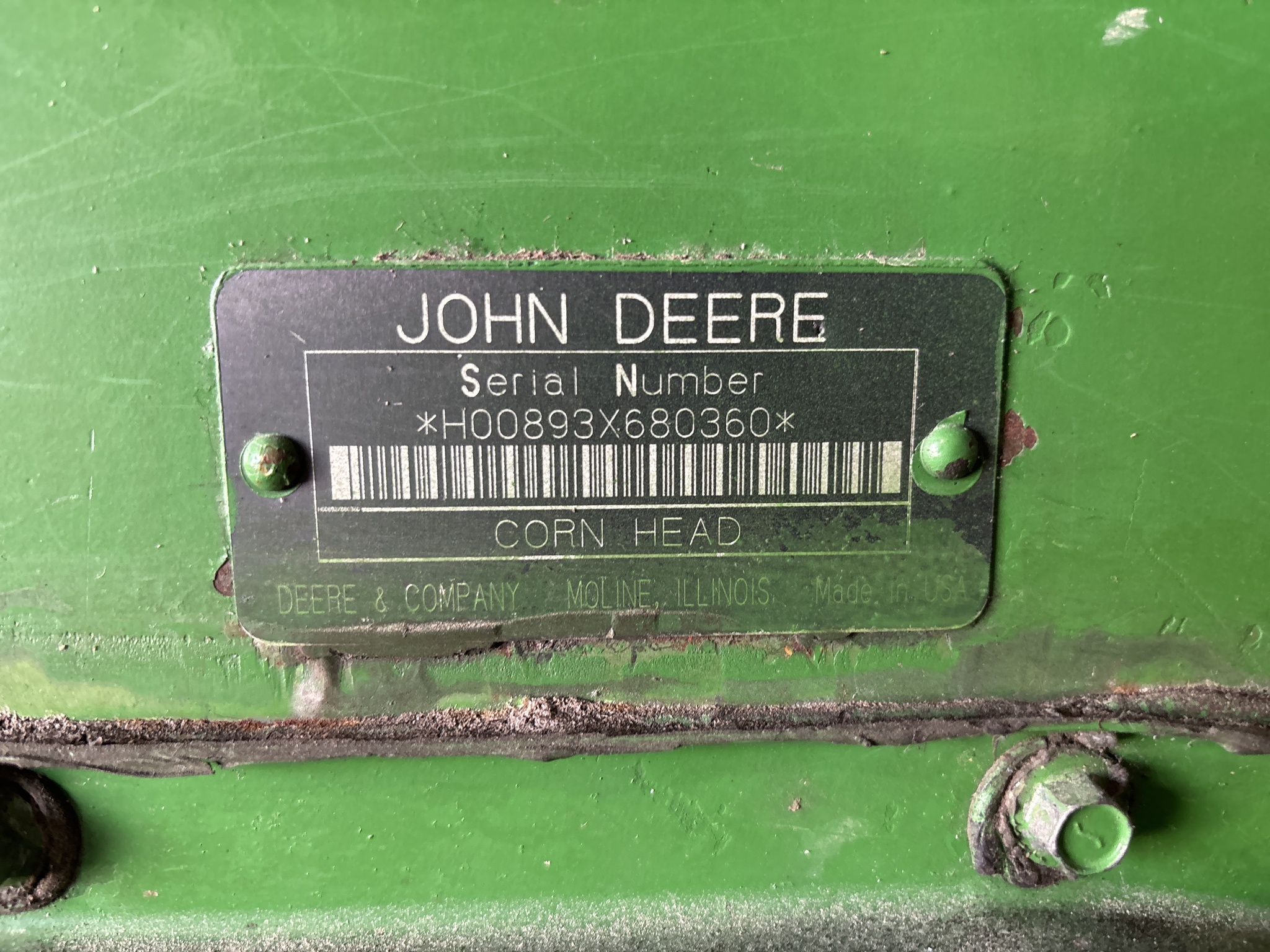 Used 1999 John Deere 893 Corn and Row Crop headers at Koenig Equipment in Anna, OH - PhotoXL9