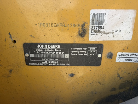 Photo of 2024 John Deere 318G