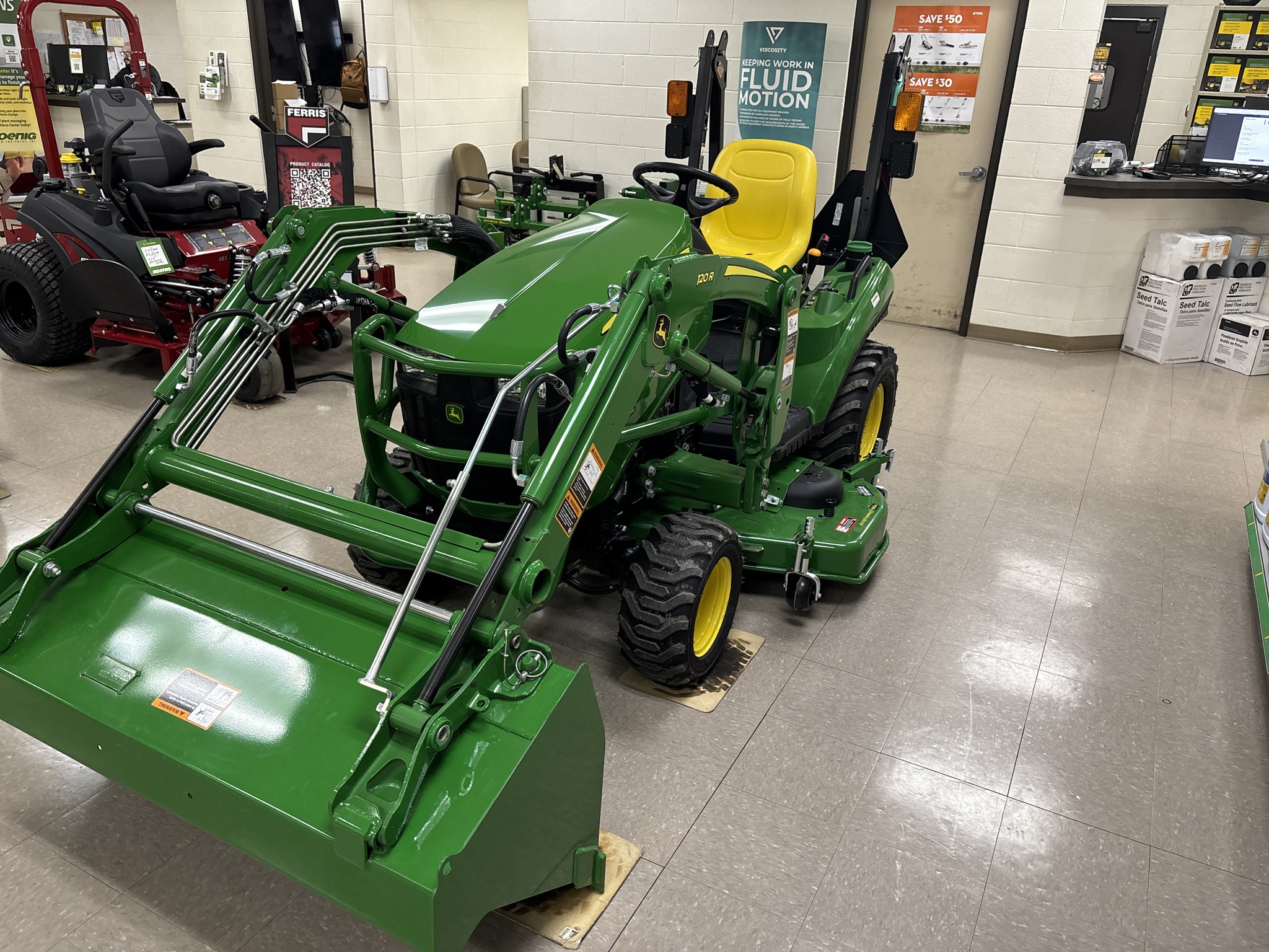 New In-Stock 2024 John Deere 1023E Compact Utility Tractors at Koenig Equipment in Urbana, OH - PhotoXL1