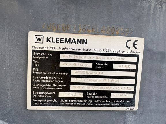 2024 Kleemann MR100INEO