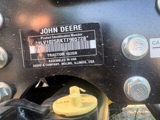 2026 John Deere 1025R