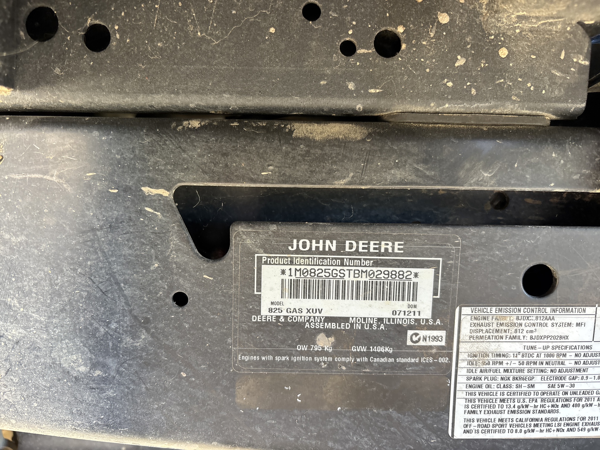 Used 2010 John Deere XUV 825I GREEN ATVs & Gators at Koenig Equipment in Urbana, OH - PhotoXL15