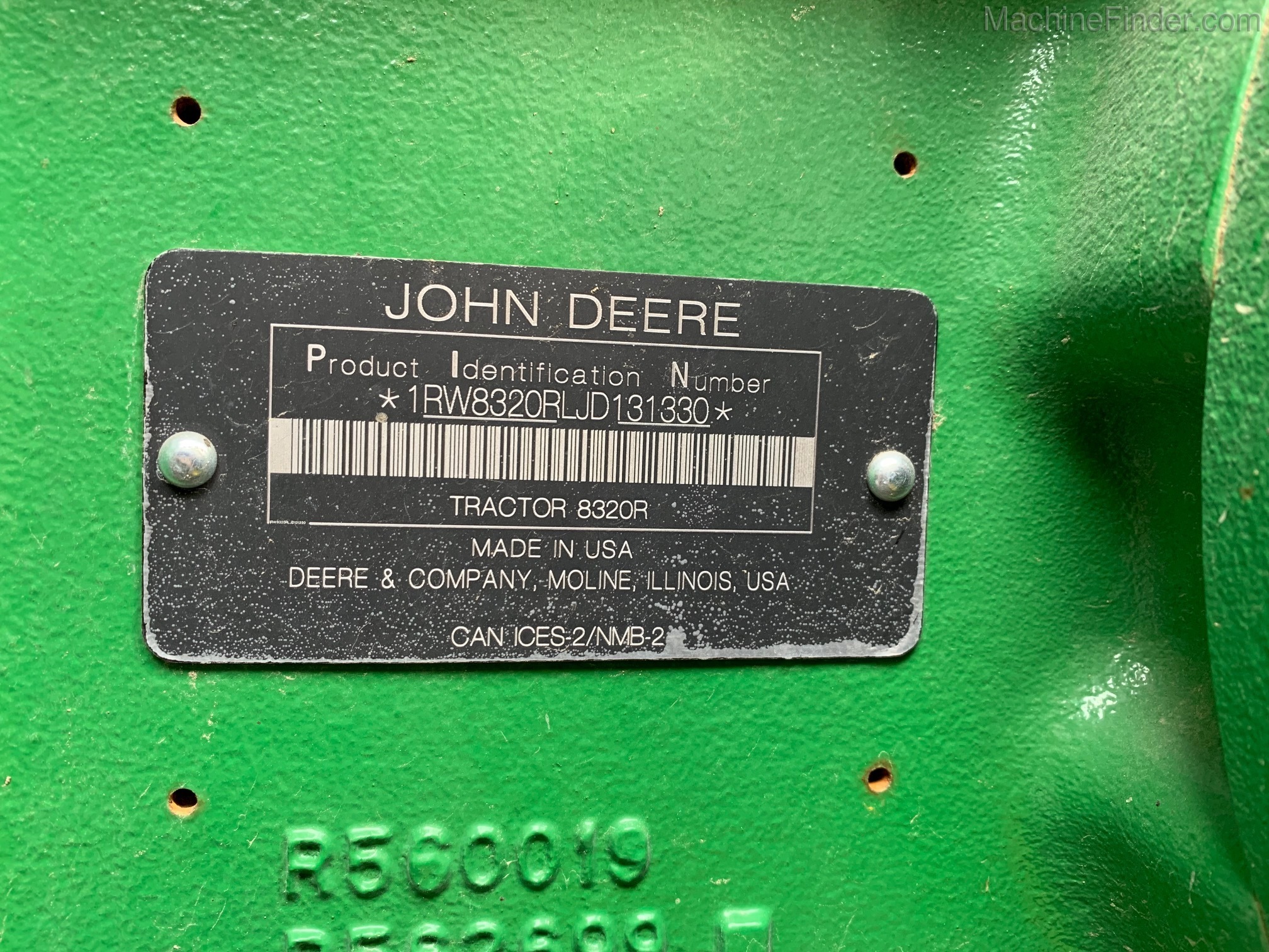 2018 John Deere 8320R Image 12