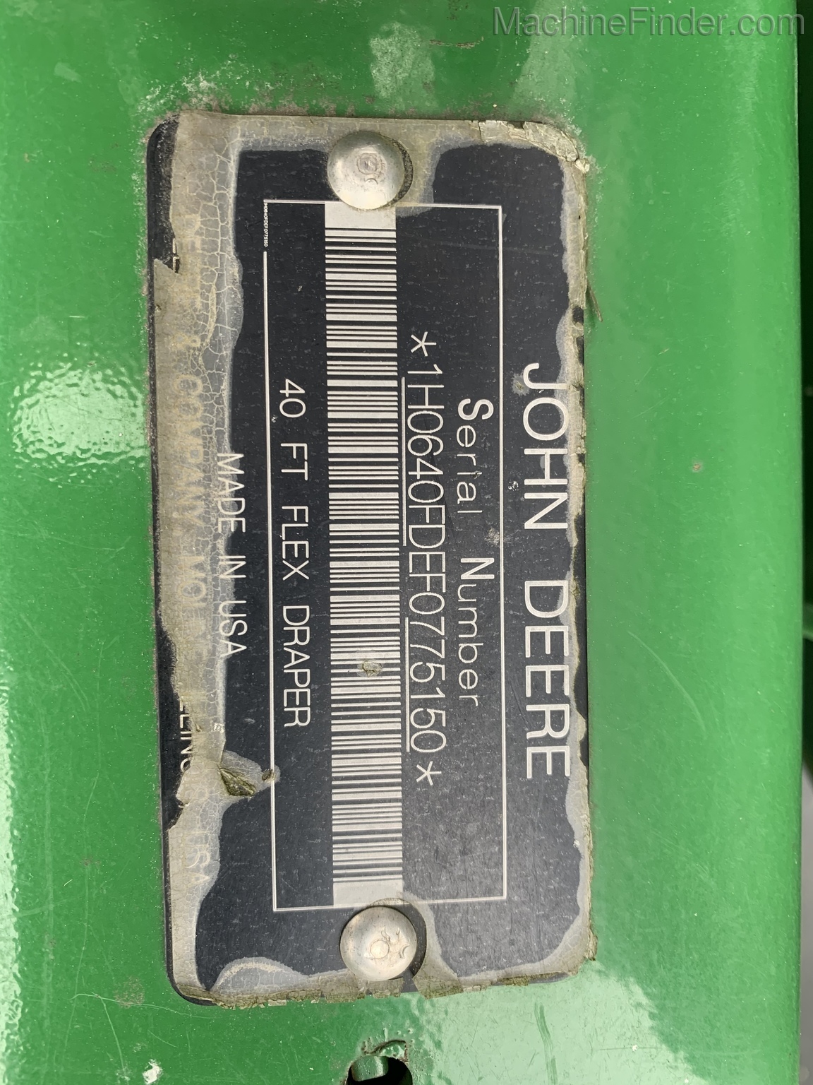 2015 John Deere 640FD Image 4