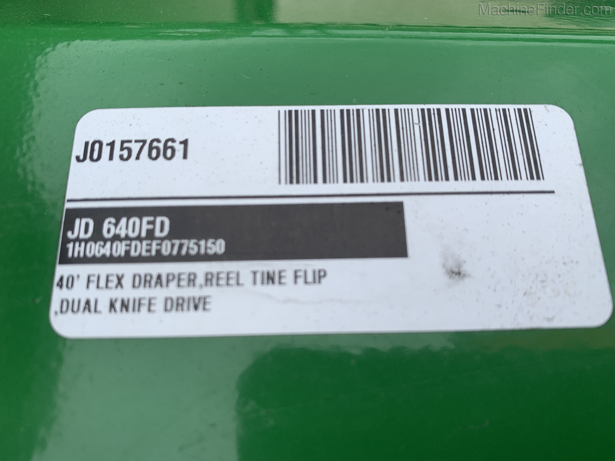 2015 John Deere 640FD Image 6